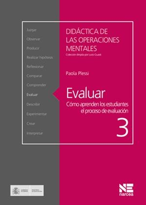 EVALUAR.COMO APRENDEN LOS ESTUDIANTES EL PROCESO DE EVALUACION | 9788427717367 | PLESSI, PAOLA | Libreria Geli - Librería Online de Girona - Comprar libros en catalán y castellano