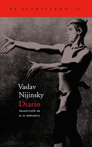 DIARIO(VASLAV NIJINSKY) | 9788496136083 | NIJINSKY,VASLAV | Llibreria Geli - Llibreria Online de Girona - Comprar llibres en català i castellà