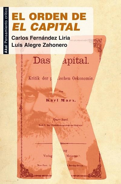EL ORDEN DE EL CAPITAL | 9788446031031 | FERNADEZ LIRIA,CARLOS/ALEGRE ZAHONERO,LUIS | Libreria Geli - Librería Online de Girona - Comprar libros en catalán y castellano