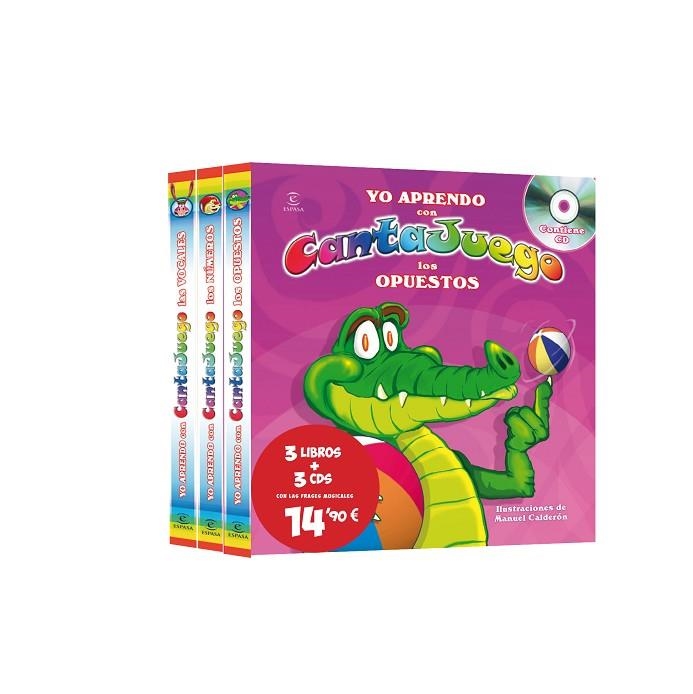 PACK CANTAJUEGO DE 3 LLIBRES + 3 CD'S | 9788467038231 | CANTAJUEGO | Llibreria Geli - Llibreria Online de Girona - Comprar llibres en català i castellà