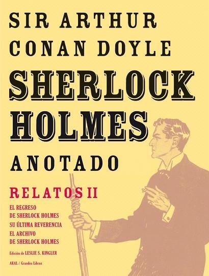 SHERLOCK HOLMES ANOTADO,RELATOS II | 9788446025436 | DOYLE,ARTHUR CONAN | Llibreria Geli - Llibreria Online de Girona - Comprar llibres en català i castellà