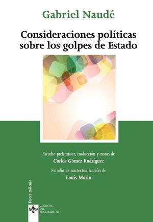 CONSIDERACIONES POLÍTICAS SOBRE LOS GOLPES DE ESTADO | 9788430953783 | NAUDÉ, GABRIEL | Libreria Geli - Librería Online de Girona - Comprar libros en catalán y castellano