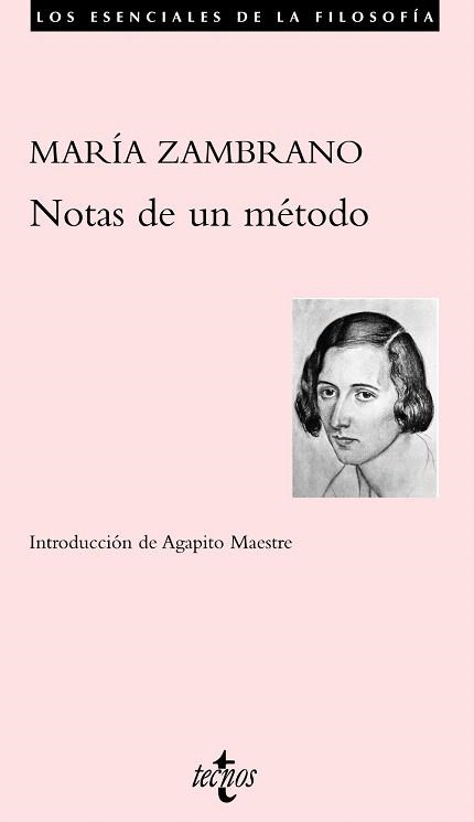 NOTAS DE UN MÉTODO | 9788430953165 | ZAMBRANO,MARÍA | Libreria Geli - Librería Online de Girona - Comprar libros en catalán y castellano