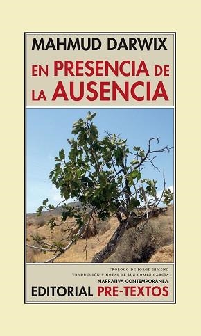 EN PRESENCIA DE LA AUSENCIA | 9788415297505 | DARWIX,MAHMUD | Llibreria Geli - Llibreria Online de Girona - Comprar llibres en català i castellà