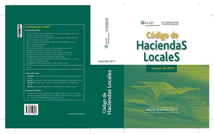 CODIGO DE HACIENDAS LOCALES 2011 | 9788470526084 | REDACCION EL CONSULTOR | Libreria Geli - Librería Online de Girona - Comprar libros en catalán y castellano