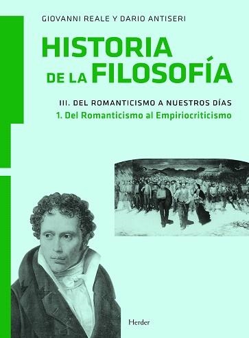 HISTORIA DE LA FILOSOFIA-3/1.DEL ROMANTICISMO A NUESTROS DIAS | 9788425426186 | REALE,GIOVANNI/ANTISERI,DARIO | Libreria Geli - Librería Online de Girona - Comprar libros en catalán y castellano