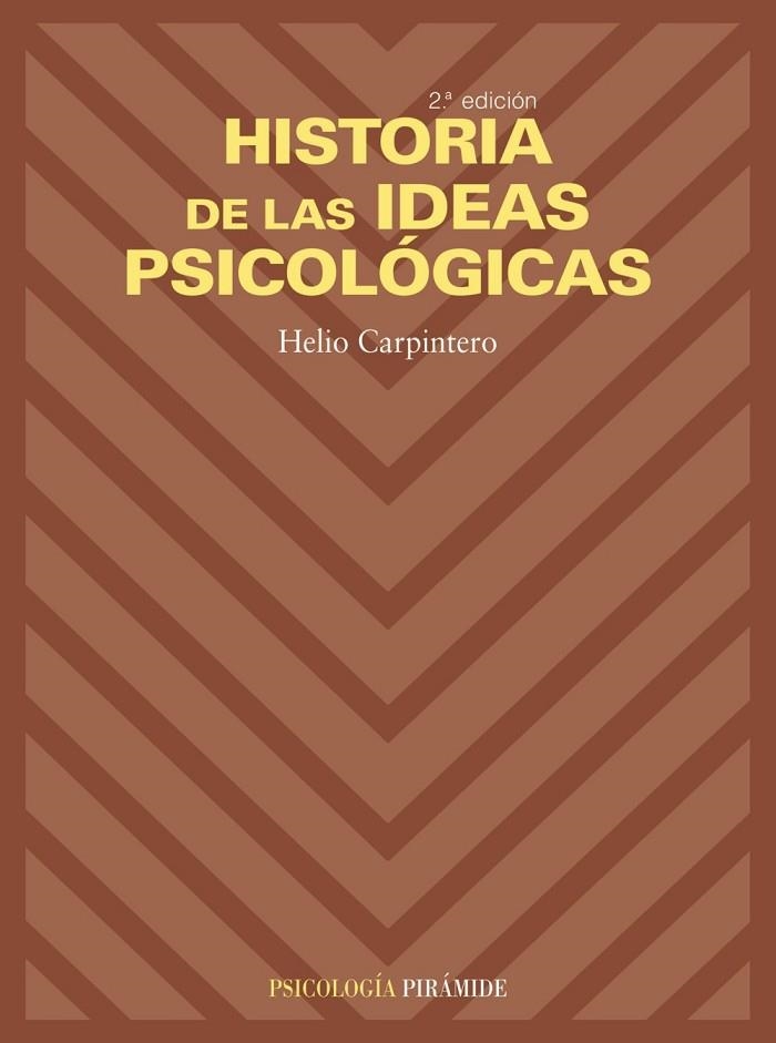 HISTORIA DE LAS IDEAS PSICOLOGICAS | 9788436817768 | CARPINTERO,HELIO | Libreria Geli - Librería Online de Girona - Comprar libros en catalán y castellano
