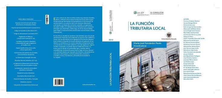 LA FUNCIÓN TRIBUTARIA LOCAL | 9788470526107 | FERNANDEZ PAVES,MARIA JOSE | Libreria Geli - Librería Online de Girona - Comprar libros en catalán y castellano