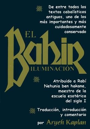 EL BAHIR | 9788495593221 | KAPLAN,ARYEH | Llibreria Geli - Llibreria Online de Girona - Comprar llibres en català i castellà