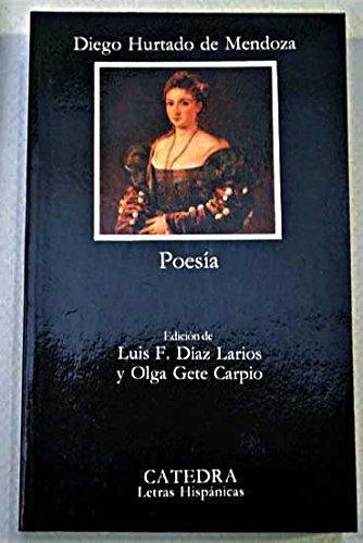 POESIA(DIEGO HURTADO DE MENDOZA) | 9788437609683 | HURTADO DE MENDOZA,DIEGO | Libreria Geli - Librería Online de Girona - Comprar libros en catalán y castellano