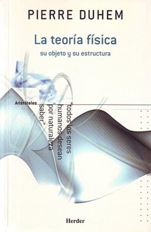 LA TEORIA FISICA SU OBJETO Y SU ESTRUCTURA | 9788425423055 | DUHEM,PIERRE | Llibreria Geli - Llibreria Online de Girona - Comprar llibres en català i castellà