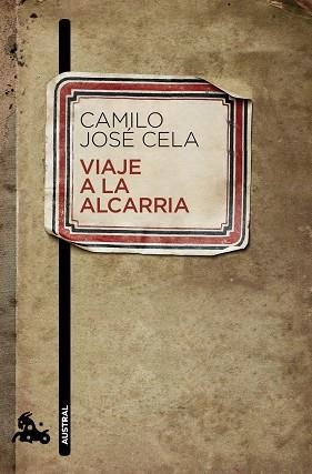 VIAJE A LA ALCARRIA | 9788423342372 | CELA,CAMILO JOSÉ | Llibreria Geli - Llibreria Online de Girona - Comprar llibres en català i castellà