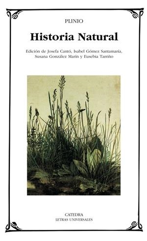 HISTORIA NATURAL | 9788437619583 | PLINIO | Llibreria Geli - Llibreria Online de Girona - Comprar llibres en català i castellà