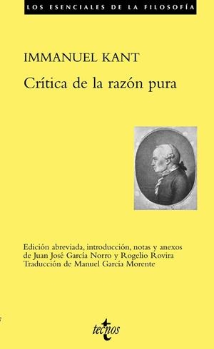 CRITICA DE LA RAZON PURA | 9788430938100 | KANT,IMMANUEL | Libreria Geli - Librería Online de Girona - Comprar libros en catalán y castellano
