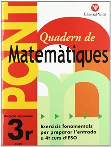 QUADERN DE MATEMATIQUES-3(ESO) | 9788478875344 | Libreria Geli - Librería Online de Girona - Comprar libros en catalán y castellano