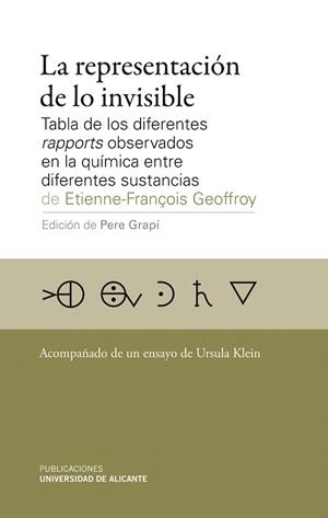 LA REPRESENTACIÓN DE LO INVISIBLE | 9788497172103 | GEOFFROY,ETIENNE-FRANÇOIS | Llibreria Geli - Llibreria Online de Girona - Comprar llibres en català i castellà