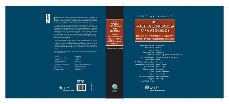PRÁCTICA CONTENCIOSA PARA ABOGADOS 2012 | 9788490200292 | Libreria Geli - Librería Online de Girona - Comprar libros en catalán y castellano