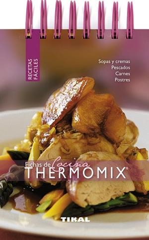 FICHAS DE COCINA THERMOMIX - RECETAS FÁCILES  | 9788499281643 | TIKAL | Llibreria Geli - Llibreria Online de Girona - Comprar llibres en català i castellà