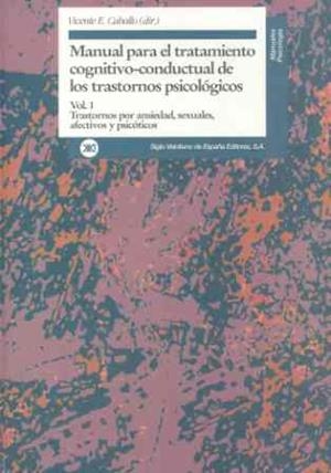 MANUAL PARA EL TRATAMIENTO COGNITIVO-CONDUCTUAL DE LOS TRASTORNOS PSICOLOGICOS-1 | 9788432309434 | CABALLO,VICENTE E. | Libreria Geli - Librería Online de Girona - Comprar libros en catalán y castellano