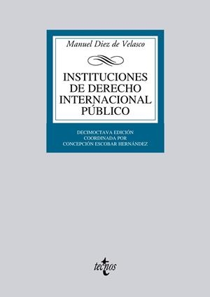 INSTITUCIONES DE DERECHO INTERNACIONAL PUBLICO(18ª EDICION 2012) | 9788430953417 | DIEZ DE VELASCO,MANUEL | Llibreria Geli - Llibreria Online de Girona - Comprar llibres en català i castellà