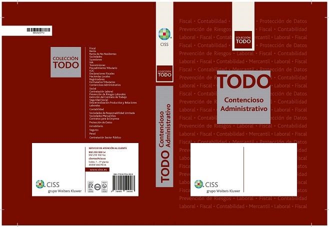 TODO CONTENCIOSO-ADMINISTRATIVO | 9788499544588 | RECUERO ASTRAY,JOSÉ RAMÓN/RECUERO SÁEZ,PAZ/LORIENTE SAINZ,JAVIER | Libreria Geli - Librería Online de Girona - Comprar libros en catalán y castellano