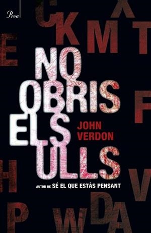 NO OBRIS ELS ULLS | 9788475882505 | VERDON,JOHN | Llibreria Geli - Llibreria Online de Girona - Comprar llibres en català i castellà