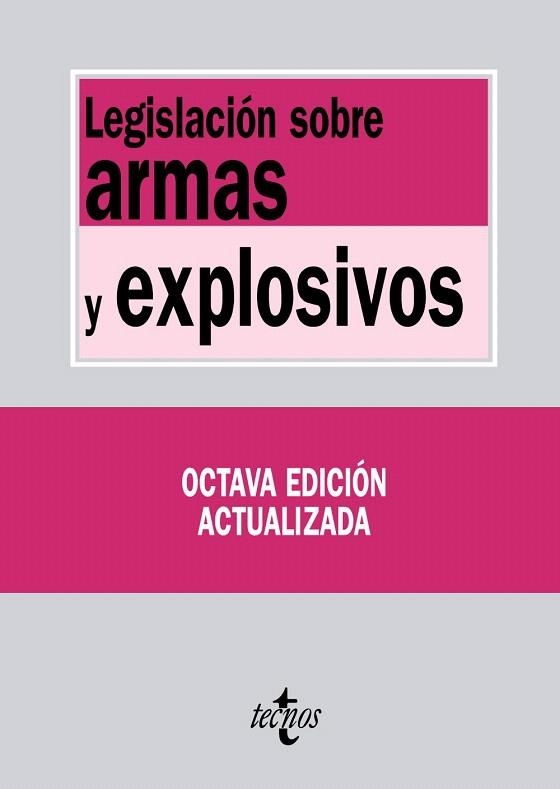 LEGISLACION SOBRE ARMAS Y EXPLOSIVOS(8ªED/2011) | 9788430953967 | Llibreria Geli - Llibreria Online de Girona - Comprar llibres en català i castellà