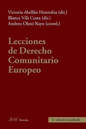 LECCIONES DE DERECHO COMUNITARIO EUROPEO(EDICION 2011) | 9788434469655 | ABELLAN,VICTORIA/COSTA, | Libreria Geli - Librería Online de Girona - Comprar libros en catalán y castellano