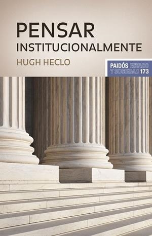PENSAR INSTITUCIONALMENTE | 9788449323355 | HECLO,HUGH | Llibreria Geli - Llibreria Online de Girona - Comprar llibres en català i castellà