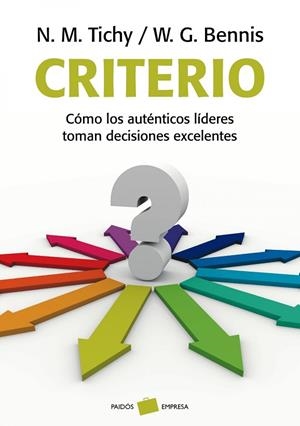 CRITERIO | 9788449323805 | TICHY,NOEL M./BENNIS,G | Llibreria Geli - Llibreria Online de Girona - Comprar llibres en català i castellà