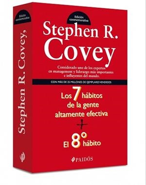 LOS 7 HÁBITOS DE LA GENTE ALTAMENTE EFECTIVA+EL 8 HÁBITO(EDICIÓN CONMEMORATIVA 2012) | 9788449328169 | COVEY,STEPHEN R. | Libreria Geli - Librería Online de Girona - Comprar libros en catalán y castellano