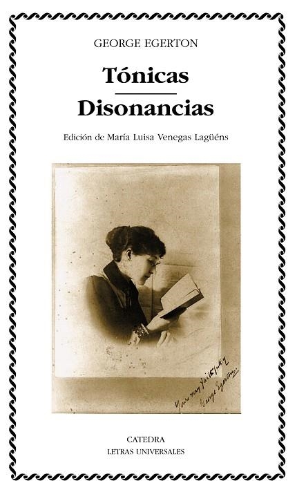 TÓNICAS/DISONANCIAS  | 9788437630878 | EGERTON,GEORGE | Libreria Geli - Librería Online de Girona - Comprar libros en catalán y castellano