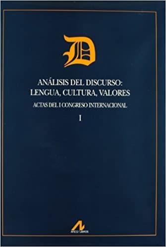 ANALISIS DEL DISCURSO.LENGUA,CULTURA,VALORES(DOS VOLÚMENES) | 9788476356326 | CASADO VELARDE, MANUEL/Y OTROS | Libreria Geli - Librería Online de Girona - Comprar libros en catalán y castellano