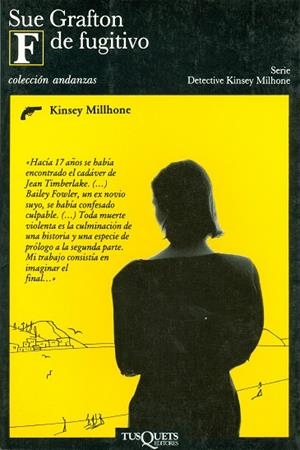 F DE FUGITIVO | 9788472233751 | GRAFTON,SUE | Llibreria Geli - Llibreria Online de Girona - Comprar llibres en català i castellà