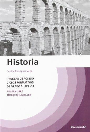 HISTORIA.PRUEBAS DE ACCESO CICLOS FORMATIVOS DE GRADO SUPERIOR | 9788428312127 | RODRIGUEZ VEGA,SABINA | Libreria Geli - Librería Online de Girona - Comprar libros en catalán y castellano