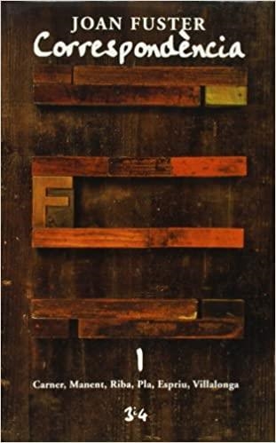 CORRESPONDENCIA-1 | 9788475025384 | FUSTER,JOAN | Libreria Geli - Librería Online de Girona - Comprar libros en catalán y castellano