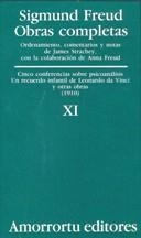 OBRAS COMPLETAS SIGMUND FREUD-11.CINCO CONFERENCIAS SOBRE PSICOANALISIS.UN RECUERDO INFANTIL | 9789505185870 | FREUD,SIGMUND | Libreria Geli - Librería Online de Girona - Comprar libros en catalán y castellano