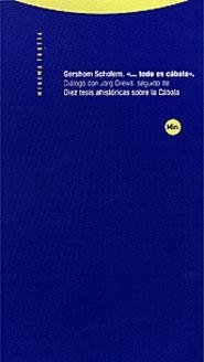 TODO ES CABALA | 9788481644630 | SCHOLEM,GERSHOM | Libreria Geli - Librería Online de Girona - Comprar libros en catalán y castellano