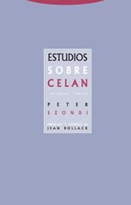 ESTUDIOS SOBRE CELAN | 9788481646771 | SZONDI,PETER | Libreria Geli - Librería Online de Girona - Comprar libros en catalán y castellano