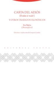 CARTAS DEL ADIOS Y OTROS TRATADOS FILOSOFICOS | 9788481647914 | AVEMPACE | Libreria Geli - Librería Online de Girona - Comprar libros en catalán y castellano