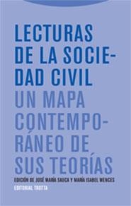 LECTURAS DE LA SOCIEDAD CIVIL.UN MAPA CONTEMPORANEO DE SUS T | 9788481648904 | SAUCA/WENCES(EDITORAS) | Libreria Geli - Librería Online de Girona - Comprar libros en catalán y castellano