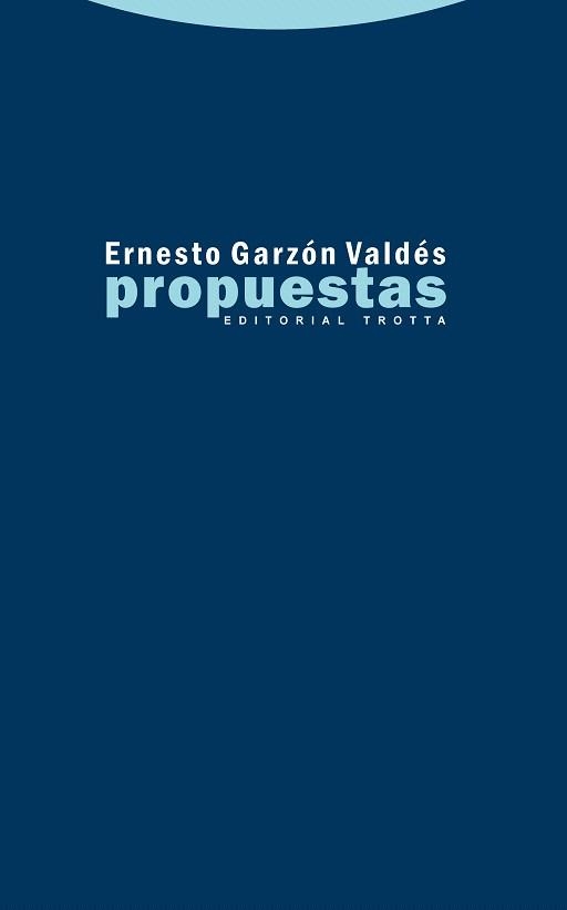 PROPUESTAS | 9788498791891 | GARZON VALDES,ERNESTO | Libreria Geli - Librería Online de Girona - Comprar libros en catalán y castellano