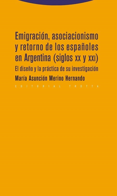 EMIGRACIÓN,ASOCIACIONISMO Y RETORNO DE LOS ESPAÑOLES EN ARGENTINA (SIGLOS XX Y XXI) | 9788498792539 | MERINO HERNANDO,MARÍA ASUNCIÓN | Libreria Geli - Librería Online de Girona - Comprar libros en catalán y castellano