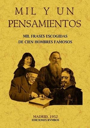 MIL Y UN PENSAMIENTOS | 9788497612913 | ANÓNIMO | Llibreria Geli - Llibreria Online de Girona - Comprar llibres en català i castellà