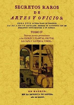 SECRETOS RAROS DE ARTES Y OFICIOS (TOMO IV) | 9788497618779 | VARIOS AUTORES | Libreria Geli - Librería Online de Girona - Comprar libros en catalán y castellano