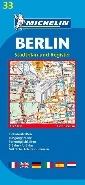 BERLIN(PLÀNOL MICHELIN-Nº33) | 9782067116764 | Llibreria Geli - Llibreria Online de Girona - Comprar llibres en català i castellà
