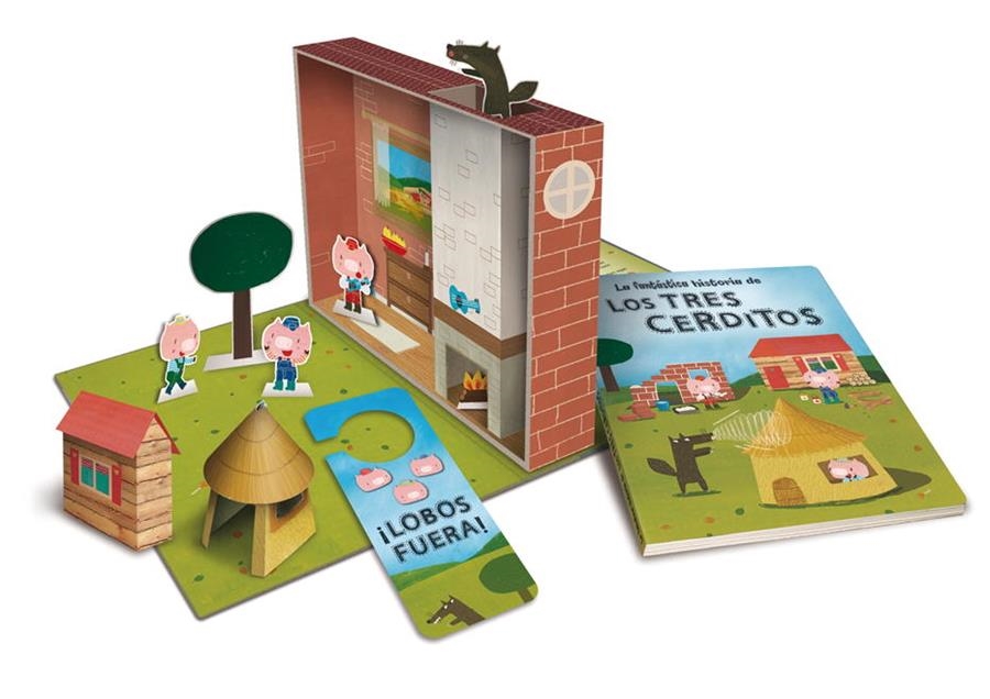 LA FANTÁSTICA HISTORIA DE LOS TRES CERDITOS | 9788448835712 | JAMMES,LAURENCE | Libreria Geli - Librería Online de Girona - Comprar libros en catalán y castellano