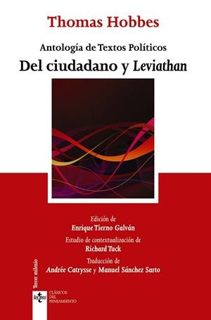 DEL CIUDADANO Y LEVIATHAN(ANTOLOGIA DE TEXTOS POLITICOS) | 9788430957705 | HOBBES,THOMAS | Libreria Geli - Librería Online de Girona - Comprar libros en catalán y castellano