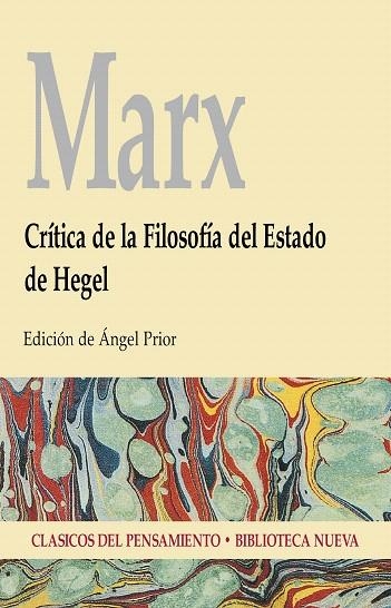 CRITICA DE LA FILOSOFIA DEL ESTADO DE HEGEL | 9788470309823 | MARX | Libreria Geli - Librería Online de Girona - Comprar libros en catalán y castellano