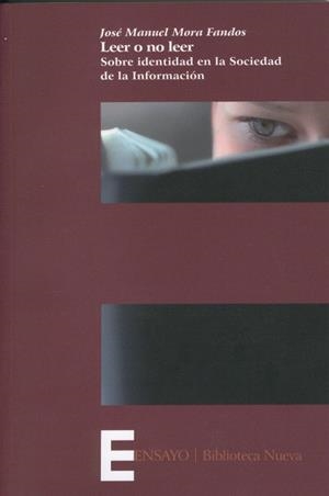 LEER O NO LEER | 9788499400624 | MORA FANDOS,JOSE MANUEL | Libreria Geli - Librería Online de Girona - Comprar libros en catalán y castellano
